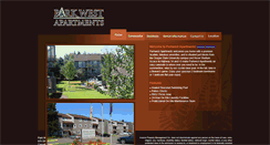 Desktop Screenshot of parkwest-apts.com